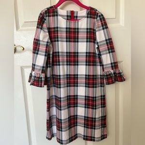 Vineyard Vines white plaid dress - size S (7-8)